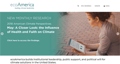 Desktop Screenshot of ecoamerica.org